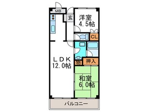 千里ヒルトンハイム壱番街の物件間取画像